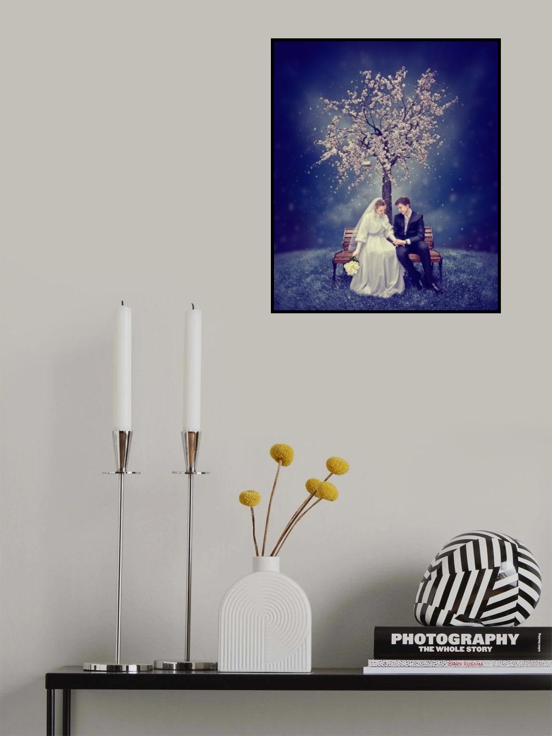 Spring Snow Poster och Canvastavla