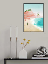 Beach Girl iv Poster och Canvastavla