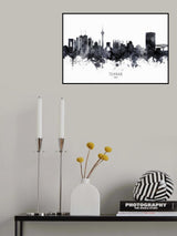 Tehran Iran Skyline Poster och Canvastavla