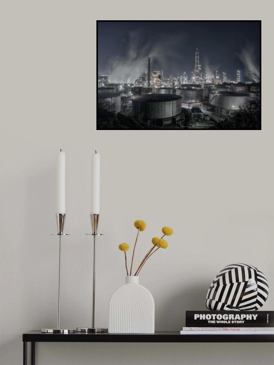 techno-scape Poster och Canvastavla