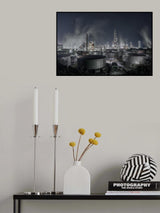 techno-scape Poster och Canvastavla