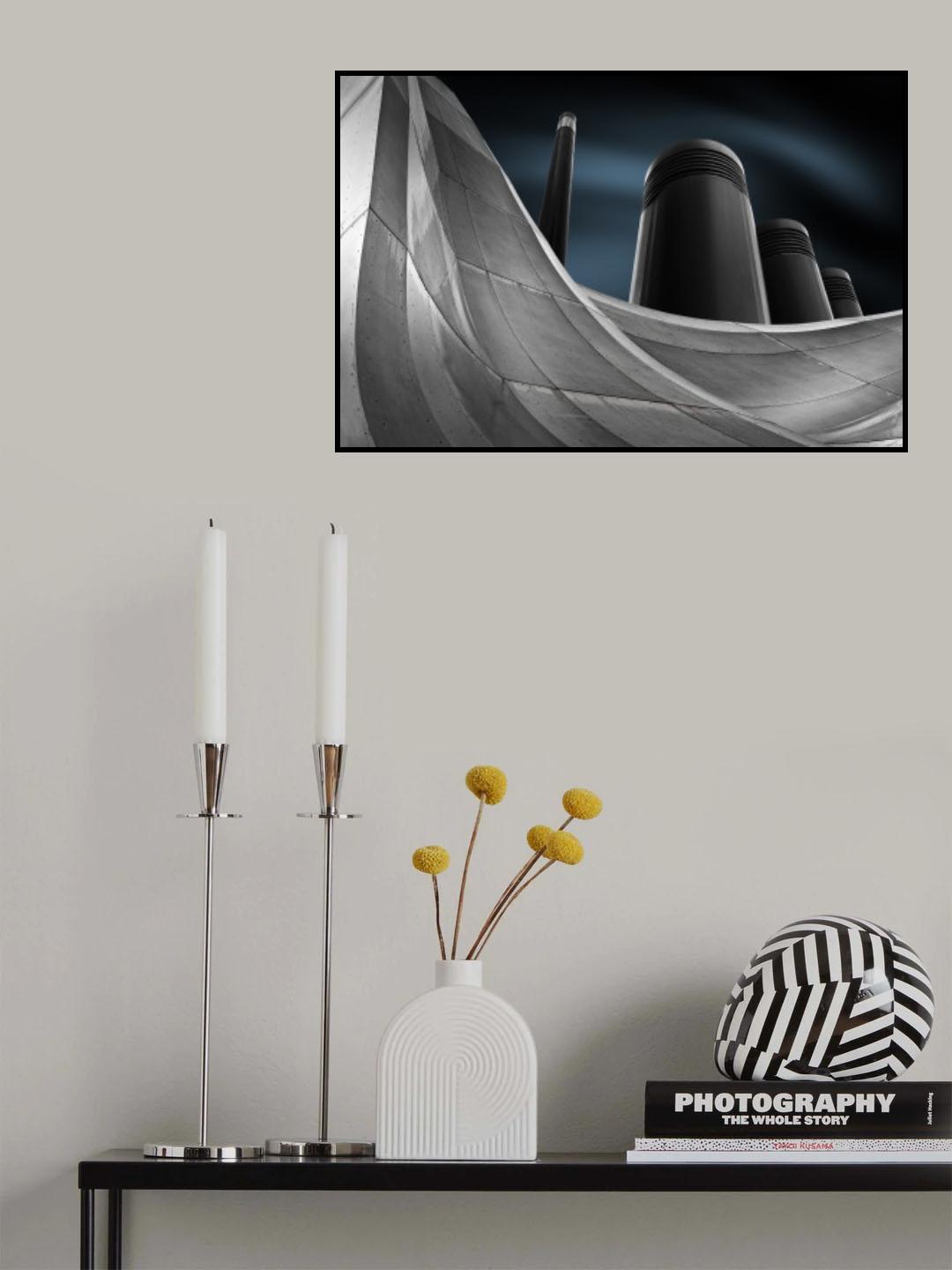 metal shapes Poster och Canvastavla