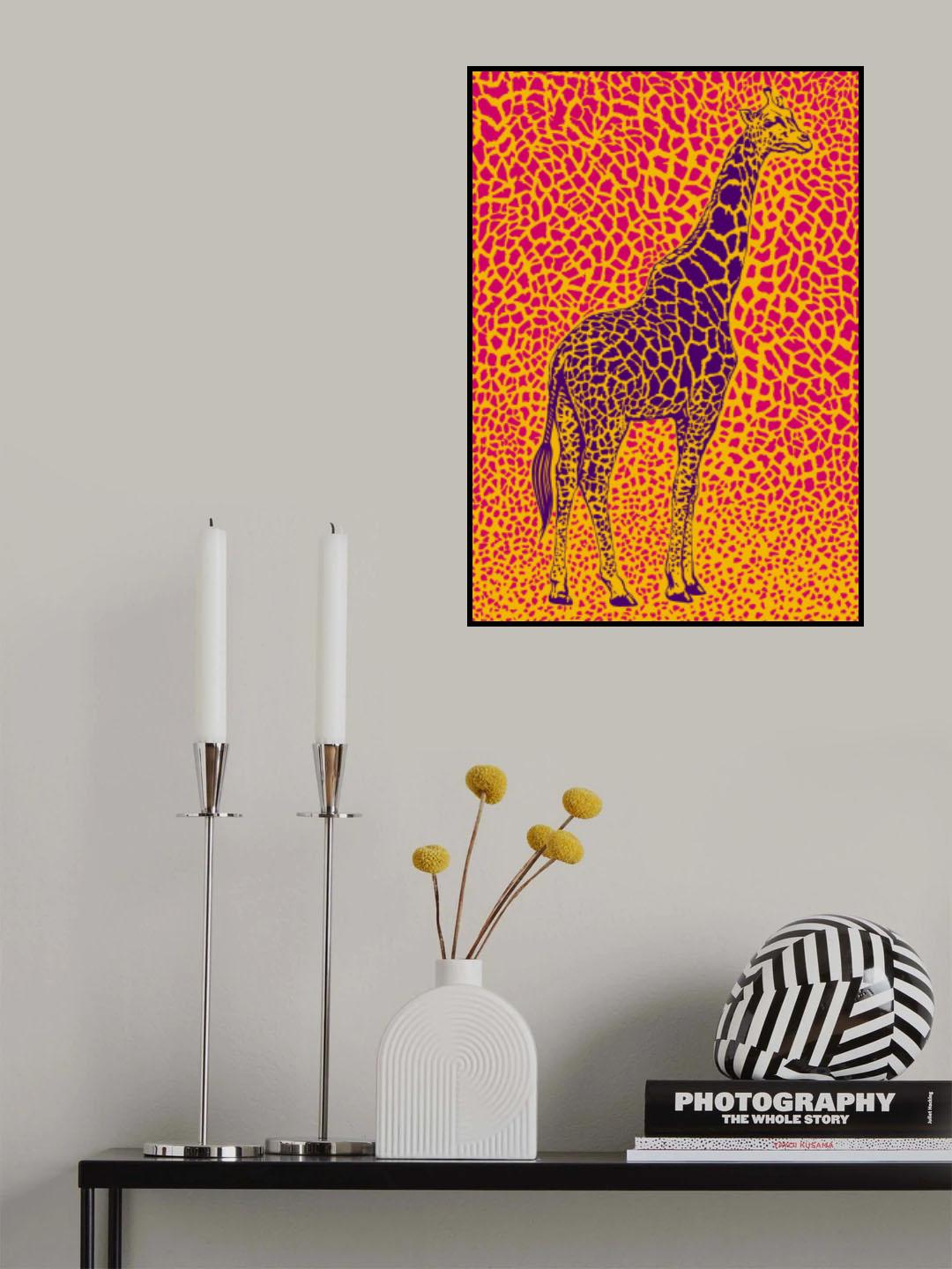 The Majestic Giraffe Poster och Canvastavla