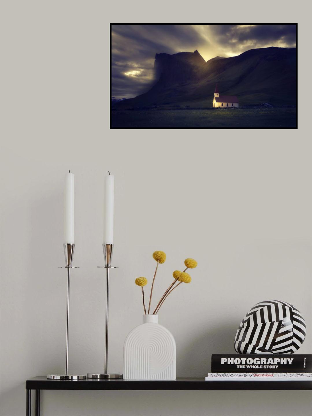 By the mountain Poster och Canvastavla