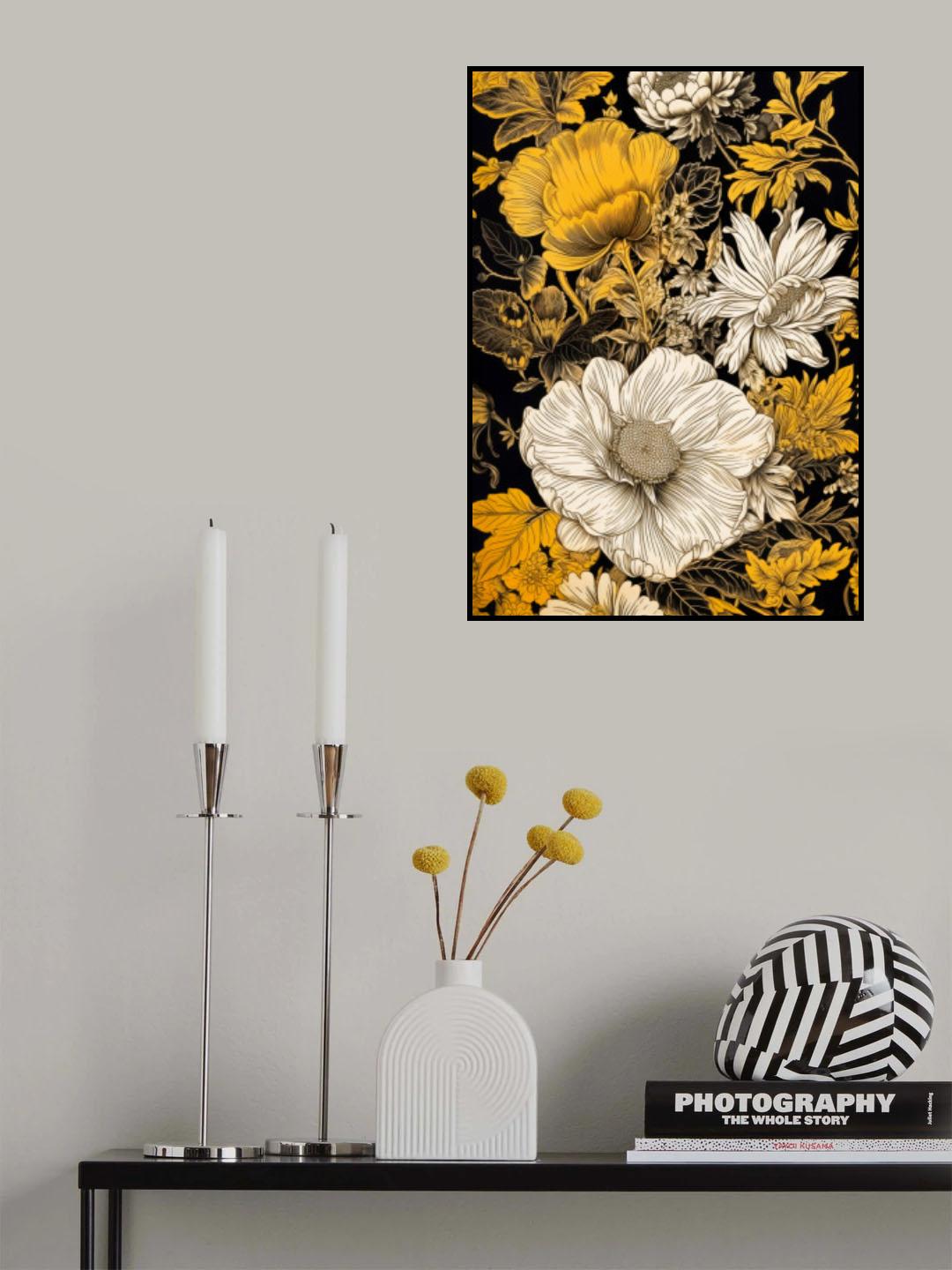 Flowers plant art 1 Poster och Canvastavla