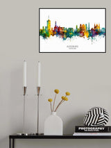 Augsburg Germany Skyline Poster och Canvastavla