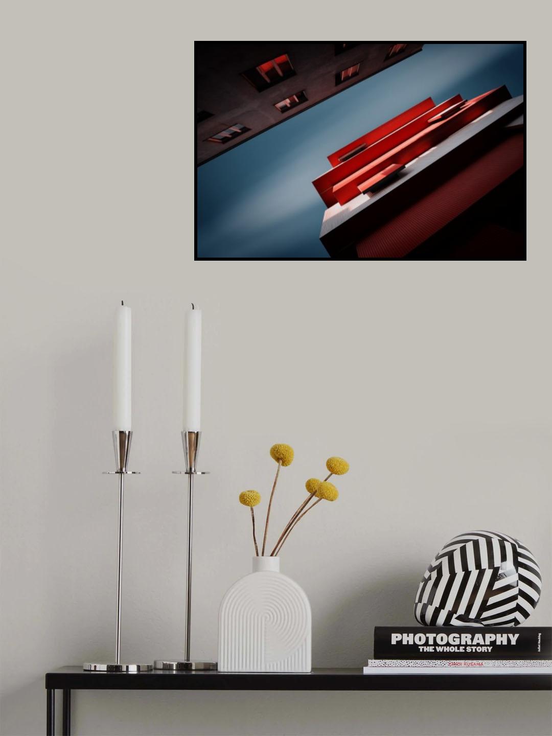 red Poster och Canvastavla