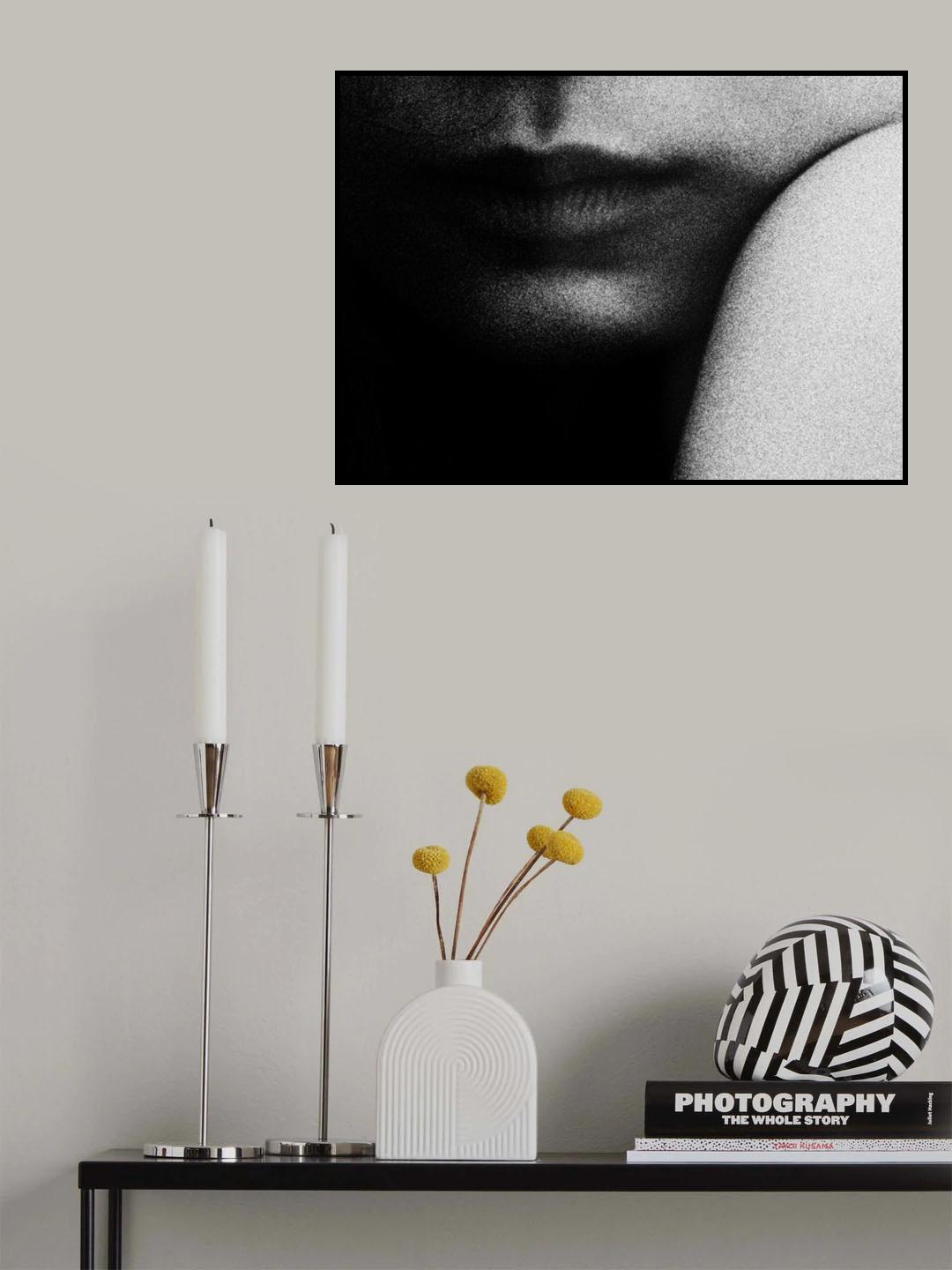 The Lips and Line Poster och Canvastavla