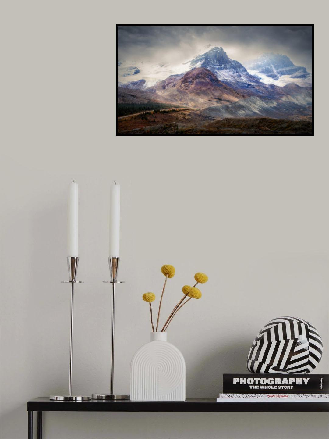 Athabasca Glacier Poster och Canvastavla