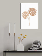 Monstera Plants Poster och Canvastavla