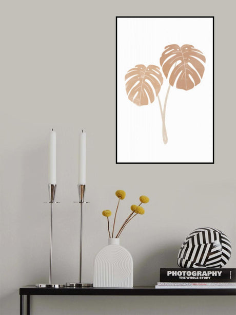 Monstera Plants Poster och Canvastavla