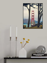 golden gate bridge 5 Poster och Canvastavla