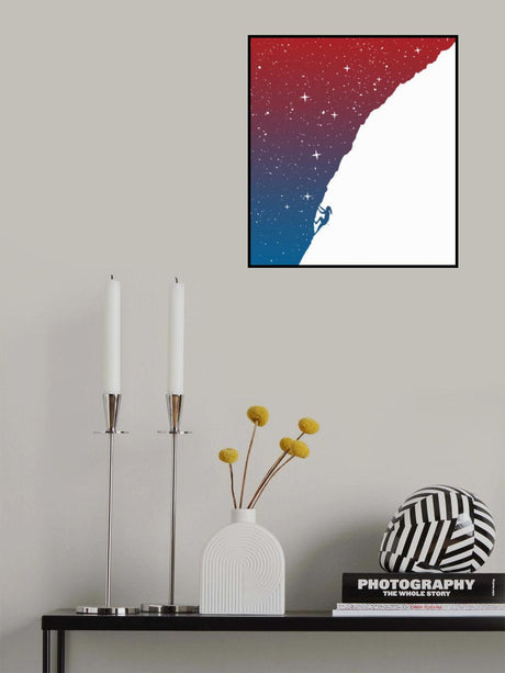 Night climbing Poster och Canvastavla