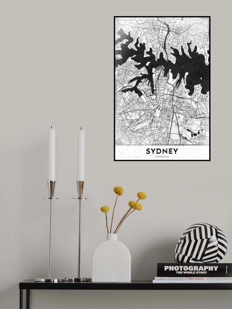 Sydney Poster och Canvastavla