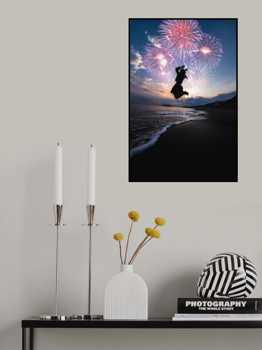 Happy jump Poster och Canvastavla
