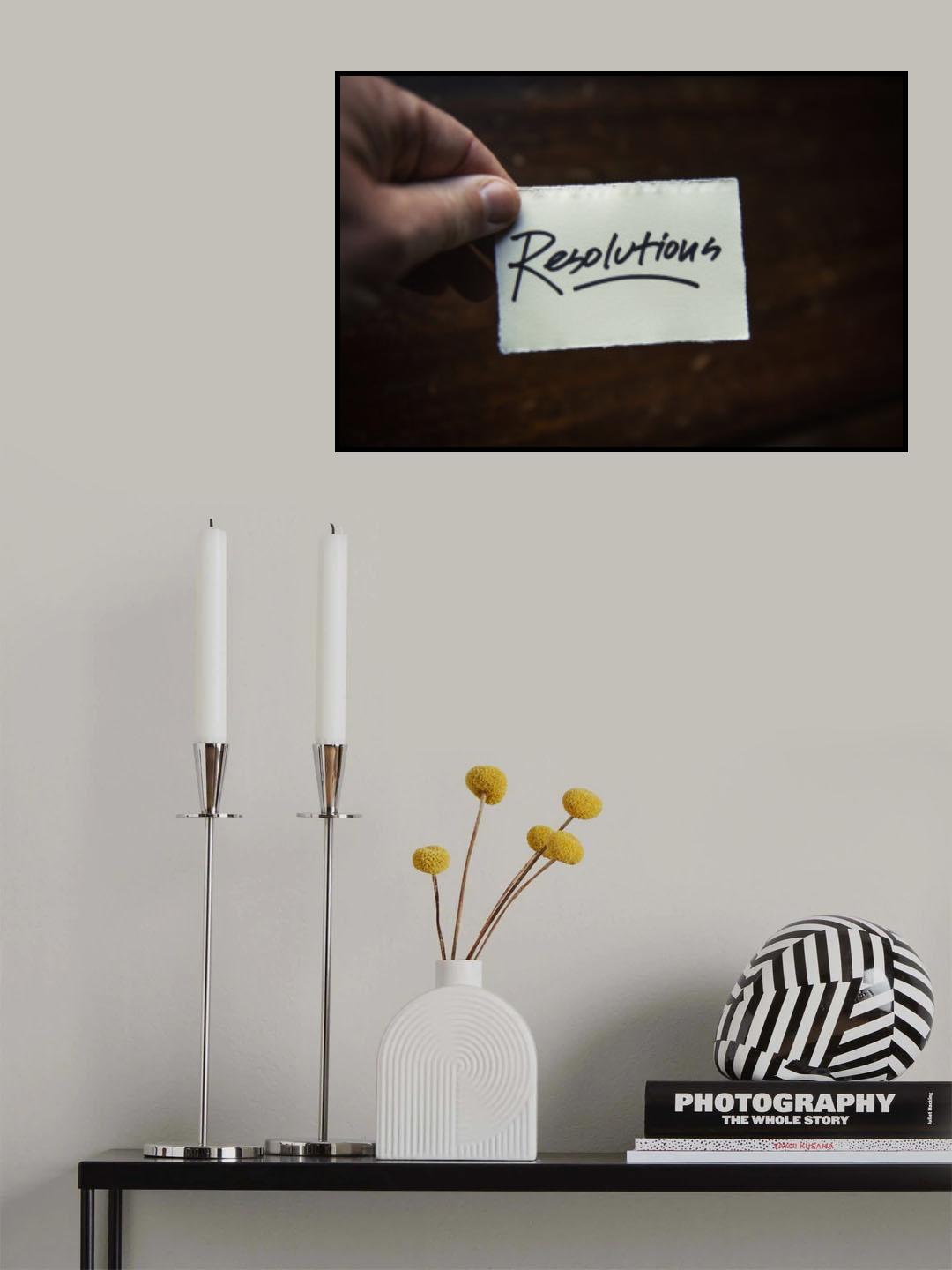 Resolutions Poster och Canvastavla