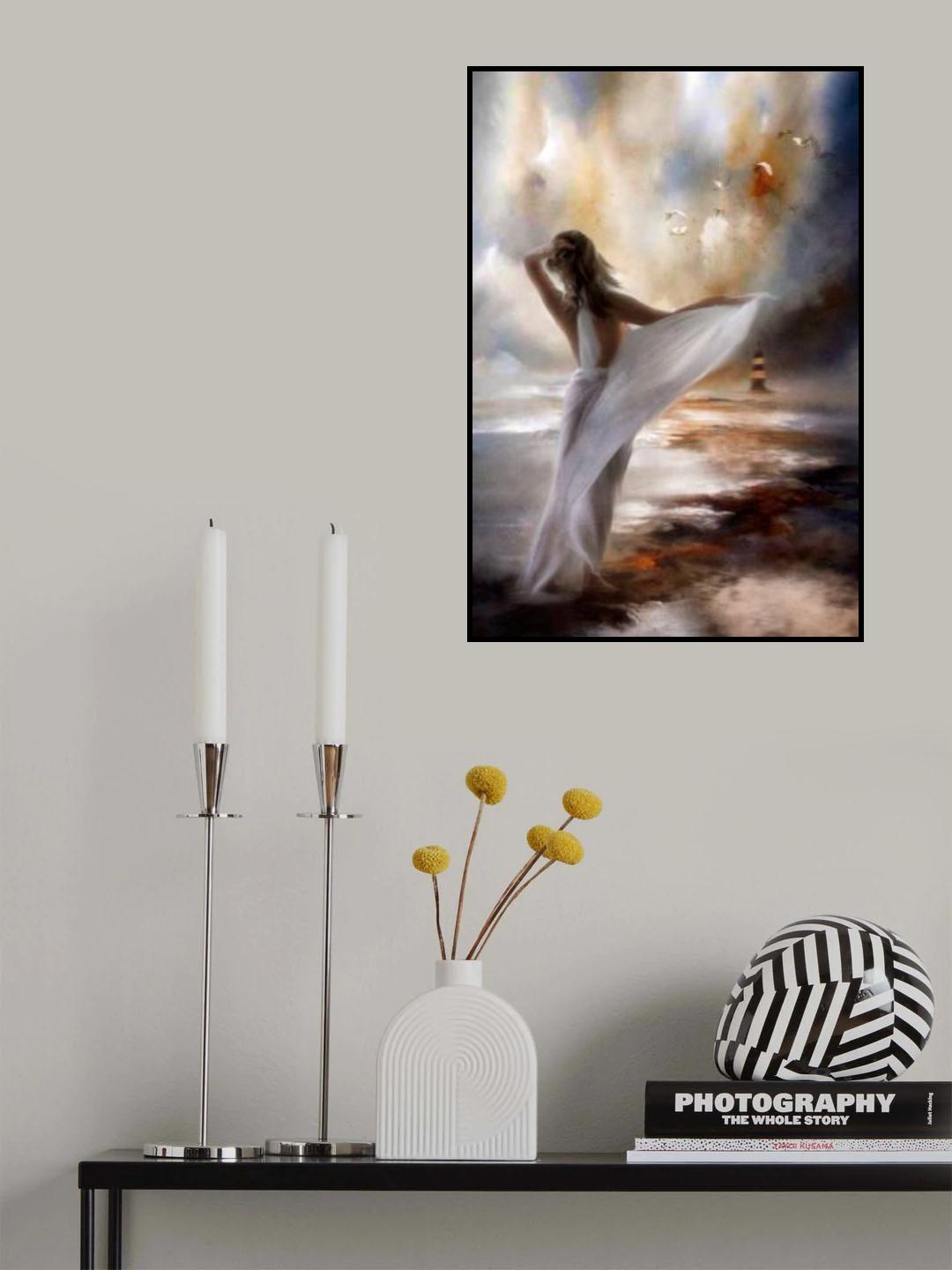 Her happy memories, dancing through her mind.... Poster och Canvastavla