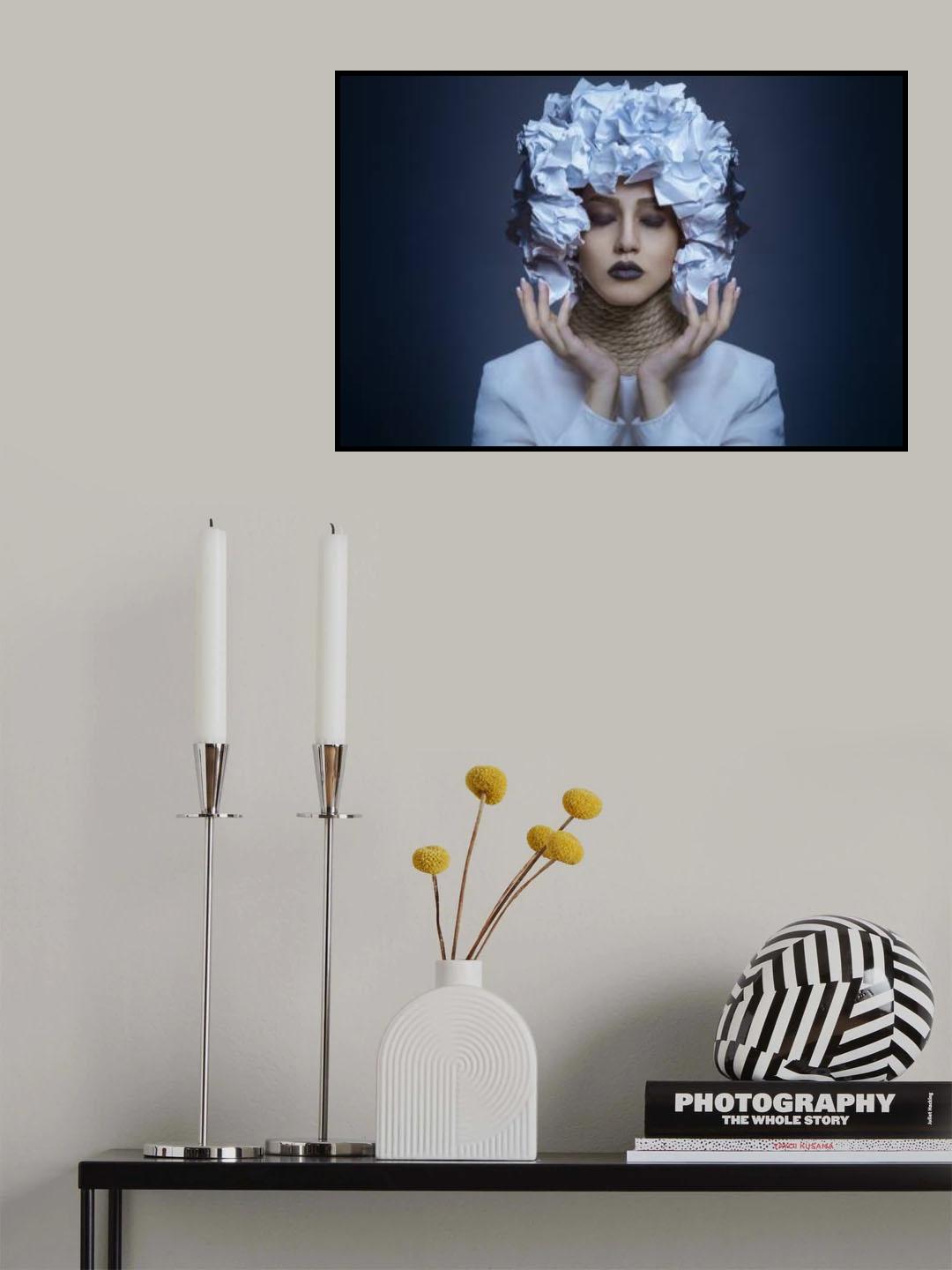 Miss Paper Poster och Canvastavla