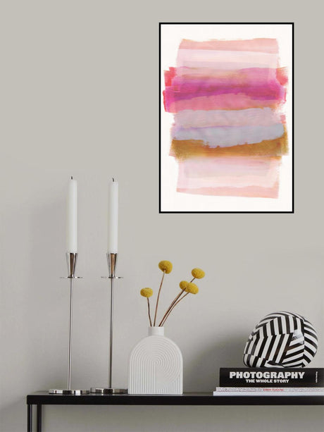 Abstract Brush Strokes 45 A1 Poster och Canvastavla