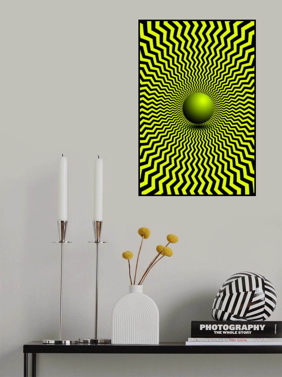 Optical Illusion Poster och Canvastavla