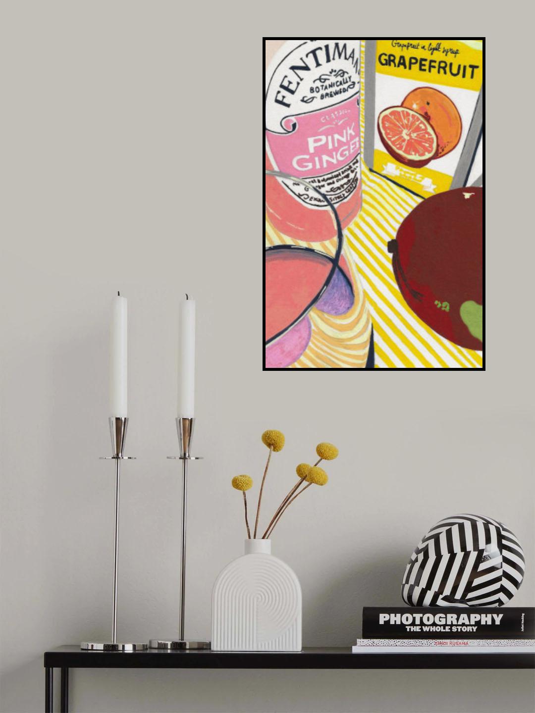 Fentimans Pink Ginger Poster och Canvastavla
