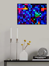 Green Moonlight Poster och Canvastavla
