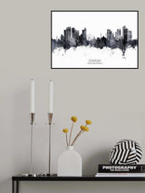 Sharjah Skyline Poster och Canvastavla