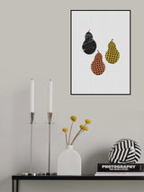Scandi Pears Poster och Canvastavla