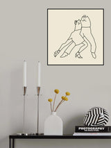 Waltz Cats Poster och Canvastavla