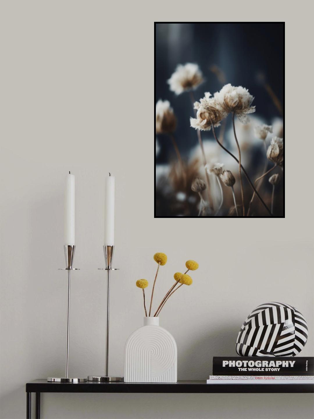 Dry Pastel Flowers No1 Poster och Canvastavla
