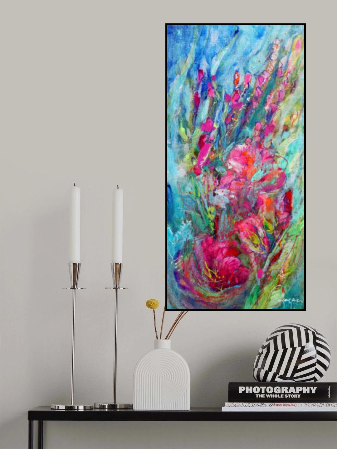 Df956 Myheartbloomsforyoui Poster och Canvastavla