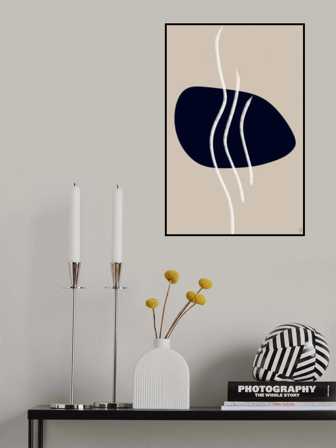 Scandi Abstract 2 Poster och Canvastavla