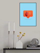Like from Heart Poster och Canvastavla