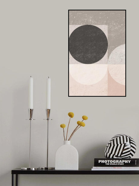 Pastel Geo Poster och Canvastavla