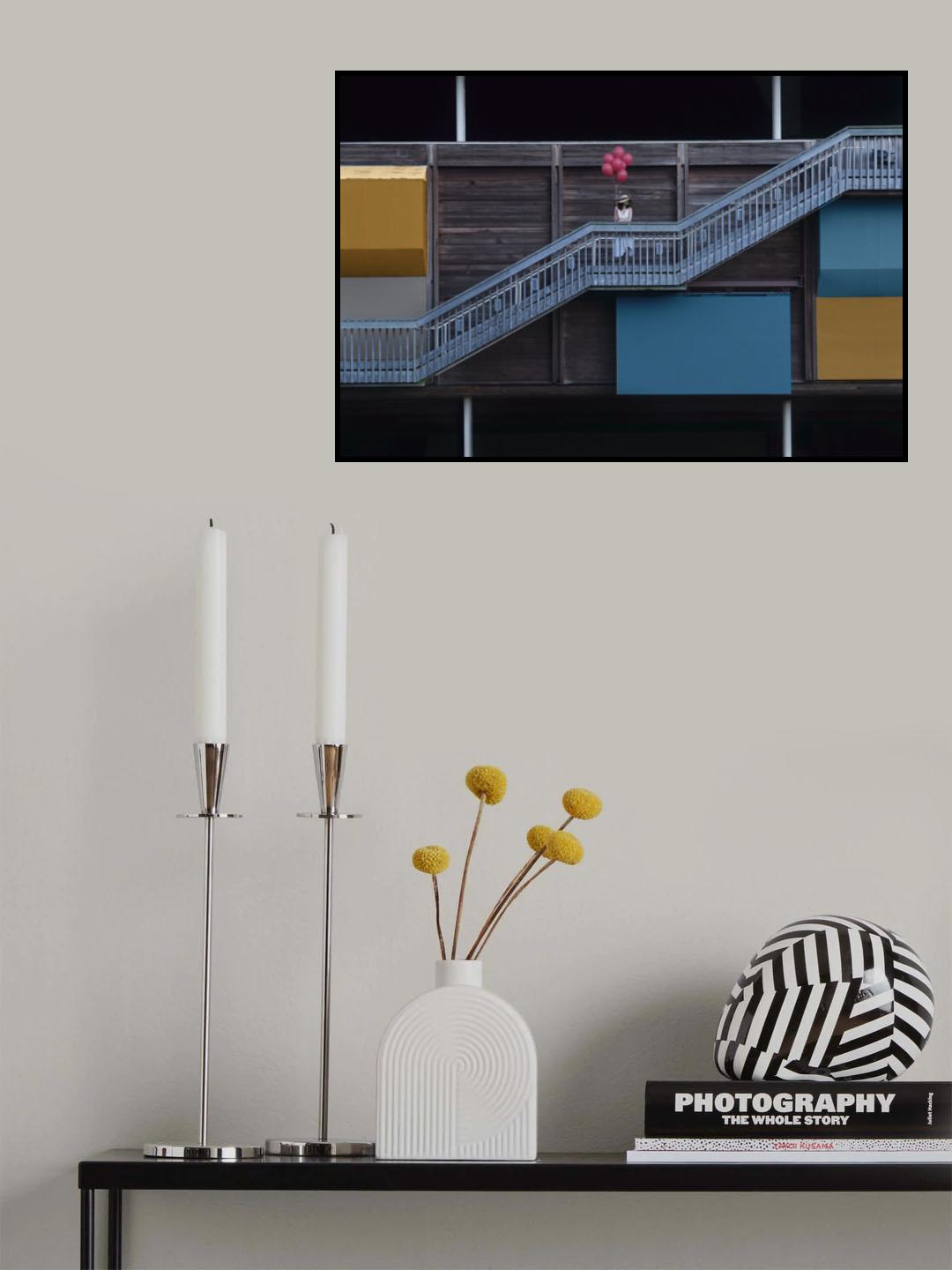 Staircase Poster och Canvastavla