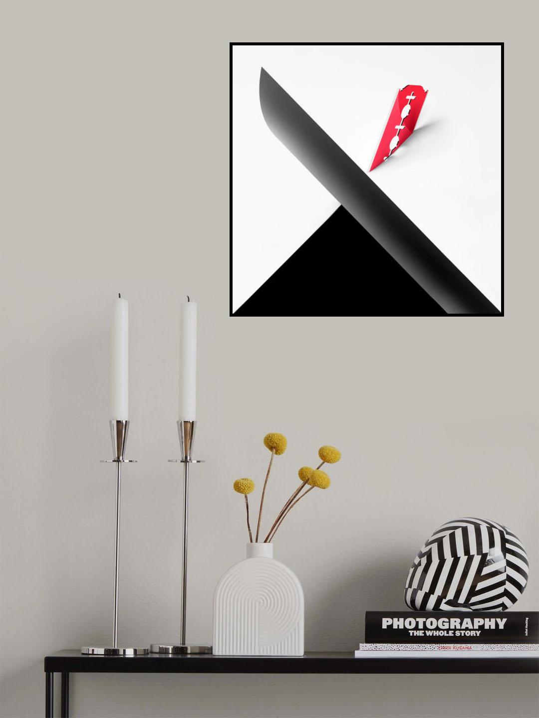 Diagonal Cut Poster och Canvastavla
