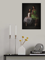 Sisters dancer Poster och Canvastavla