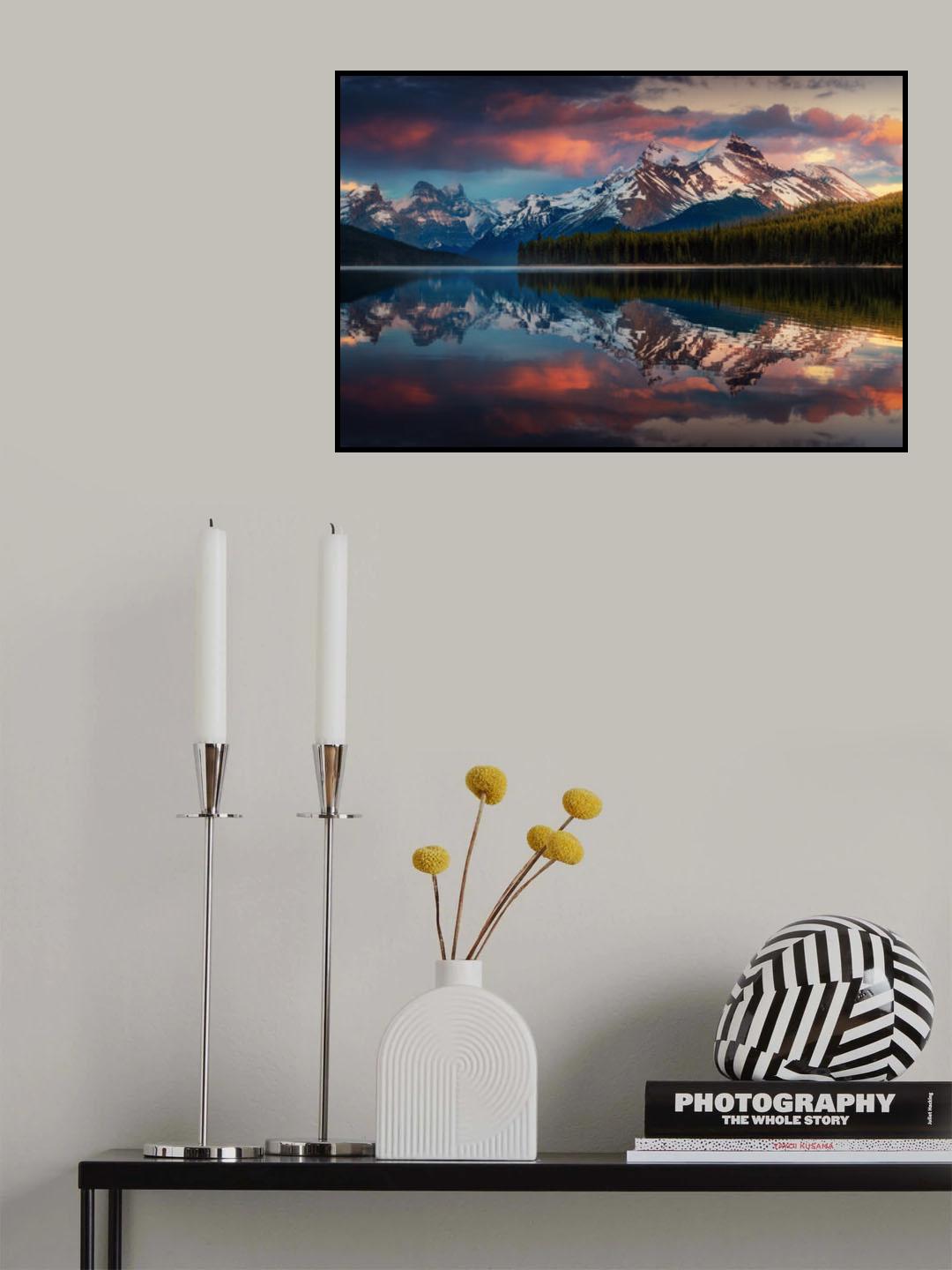 Maligne Color. Poster och Canvastavla