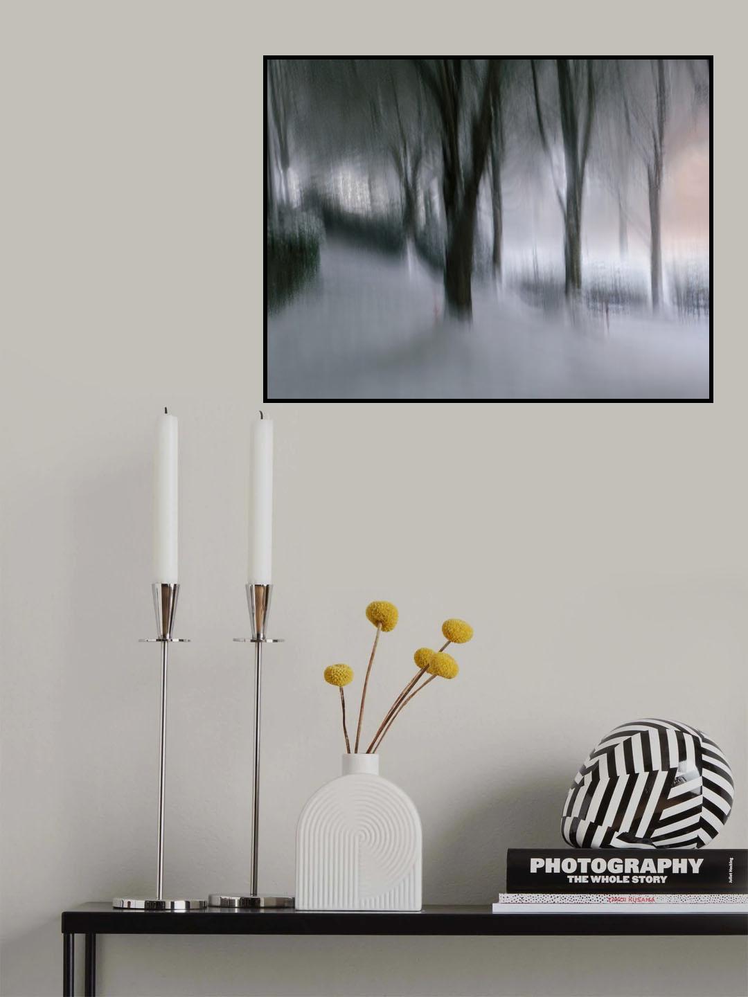 Our only snow-lasted 22 hours Poster och Canvastavla