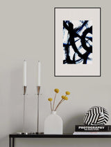 Abstract Brush Strokes 98 Poster och Canvastavla