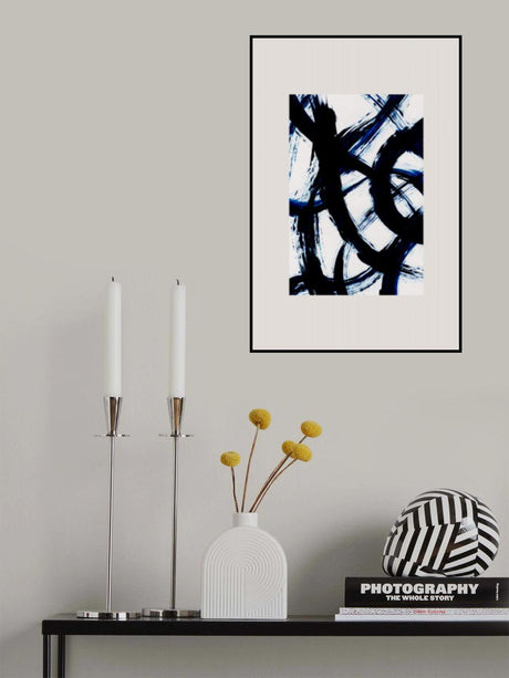 Abstract Brush Strokes 98 Poster och Canvastavla