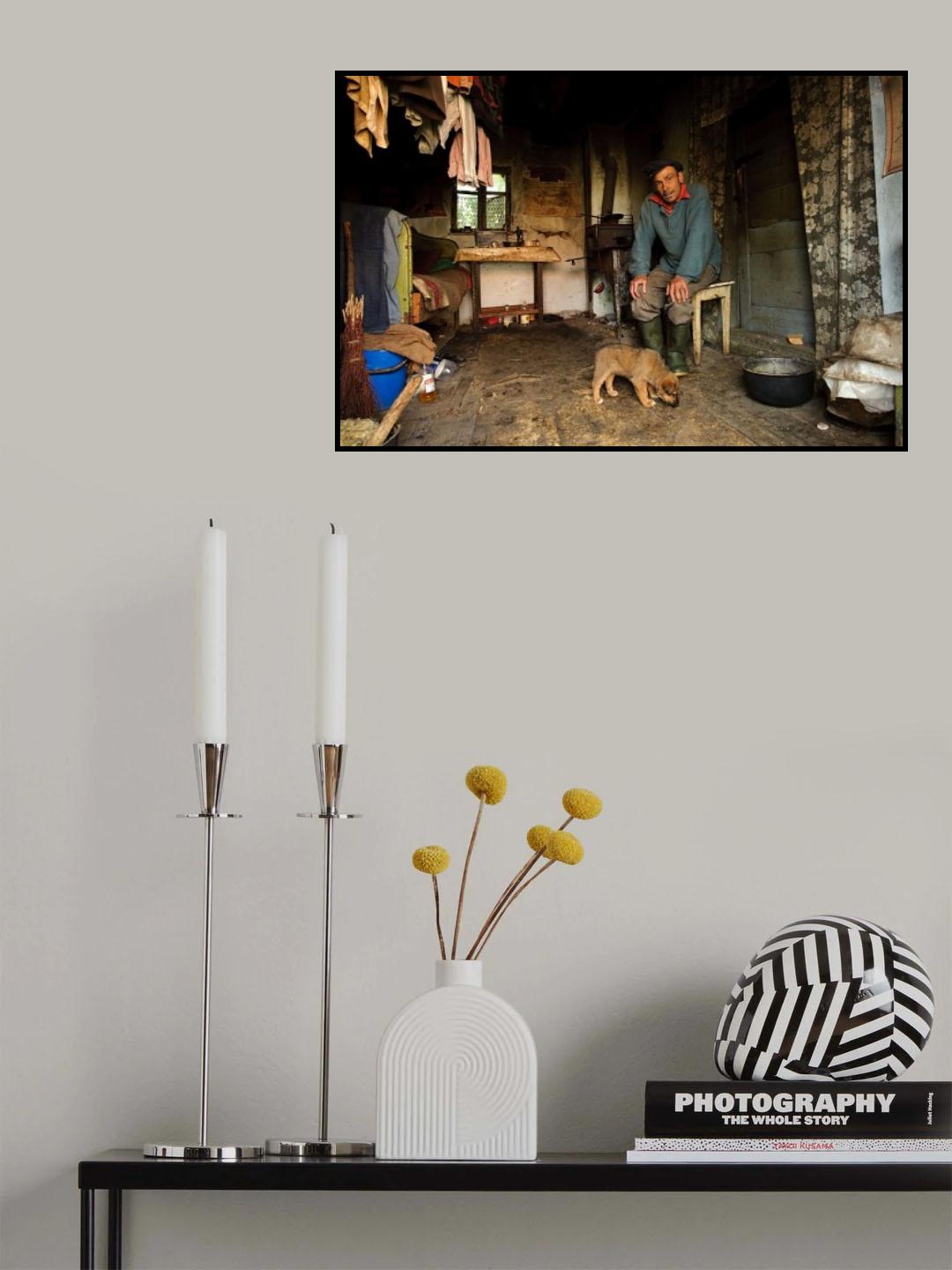 doi baieti (two boys) Poster och Canvastavla