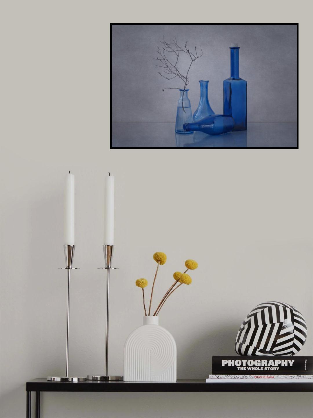 blue Poster och Canvastavla