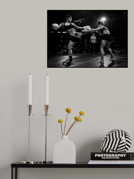 Kickboxing fighting Poster och Canvastavla