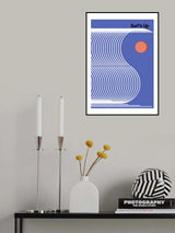 Surf's Up Blue Poster och Canvastavla