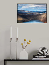 Nature's Artistry in Ljótipollur Poster och Canvastavla