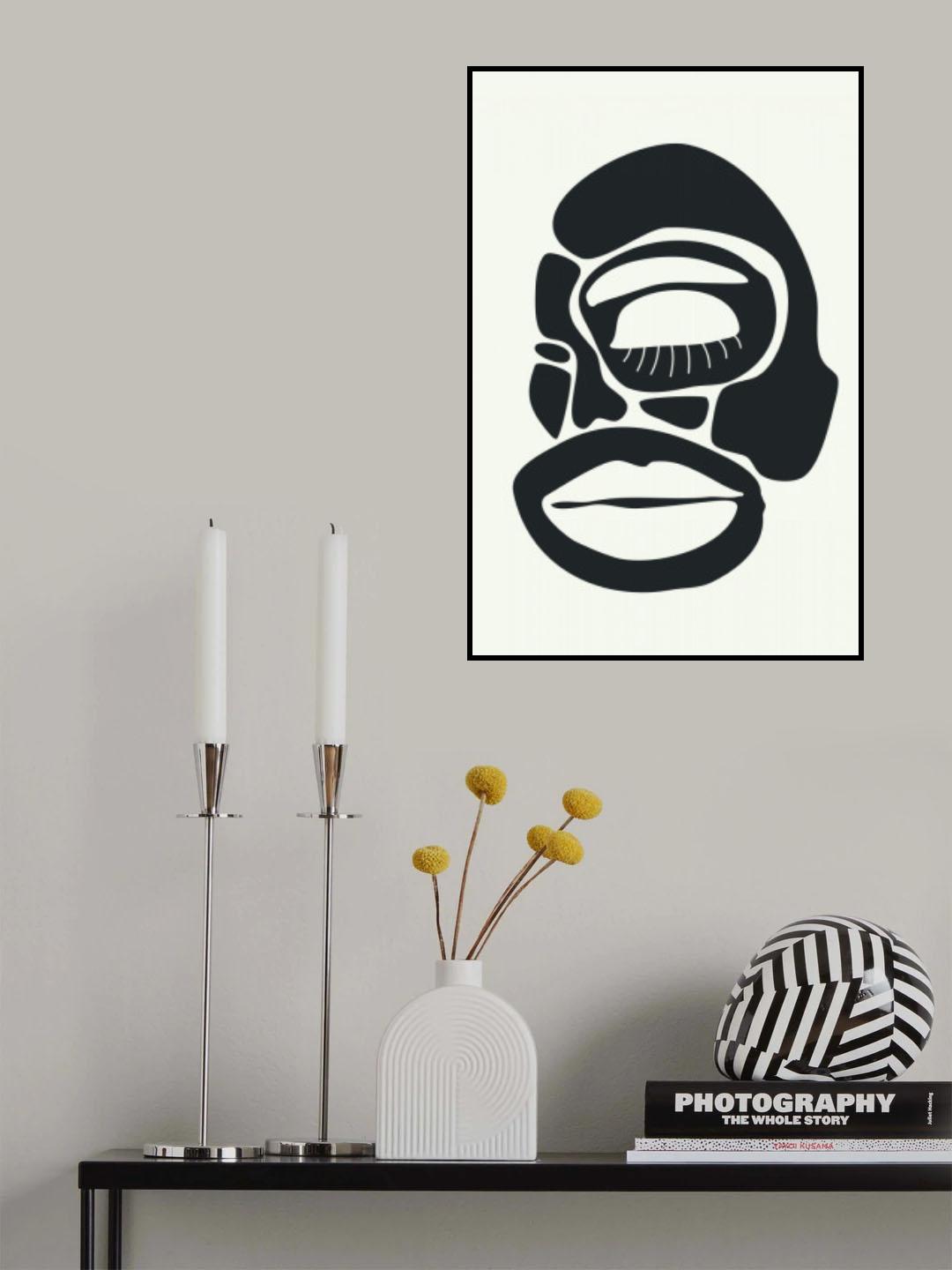 Abstract Faces Series #2 Poster och Canvastavla