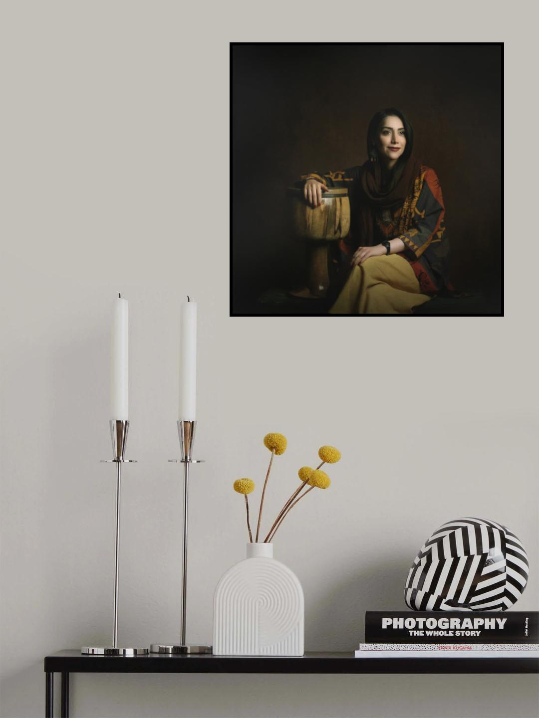 Persian Girl Poster och Canvastavla