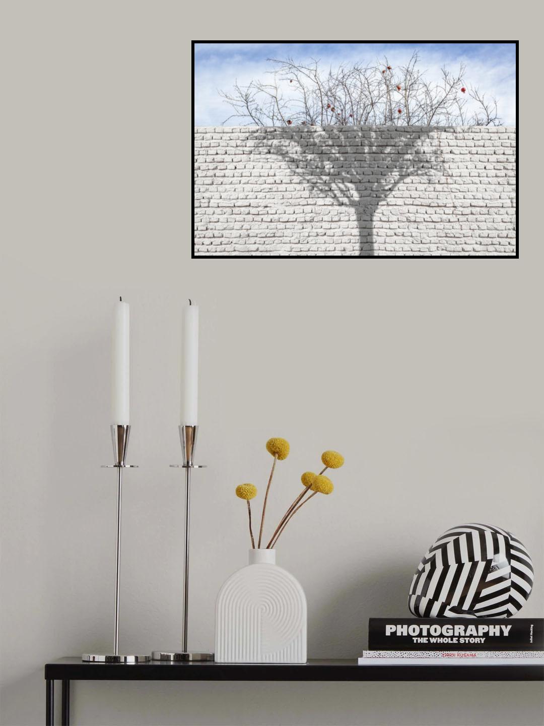 White Wall Poster och Canvastavla