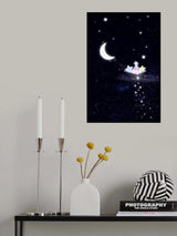 6000x9000 Starry boat Poster och Canvastavla